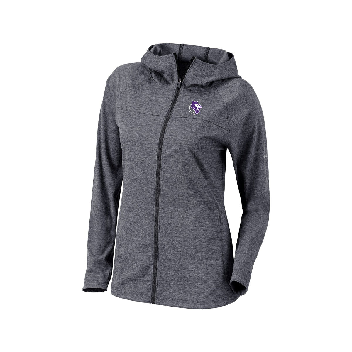 Sacramento Kings Women's Omni-Wick Half Shot Full-Zip Hooded Jacket - Black | Columbia outlet