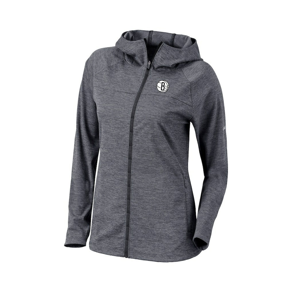 Brooklyn Nets Women's Omni-Wick Half Shot Full-Zip Hooded Jacket - Black | Columbia discount