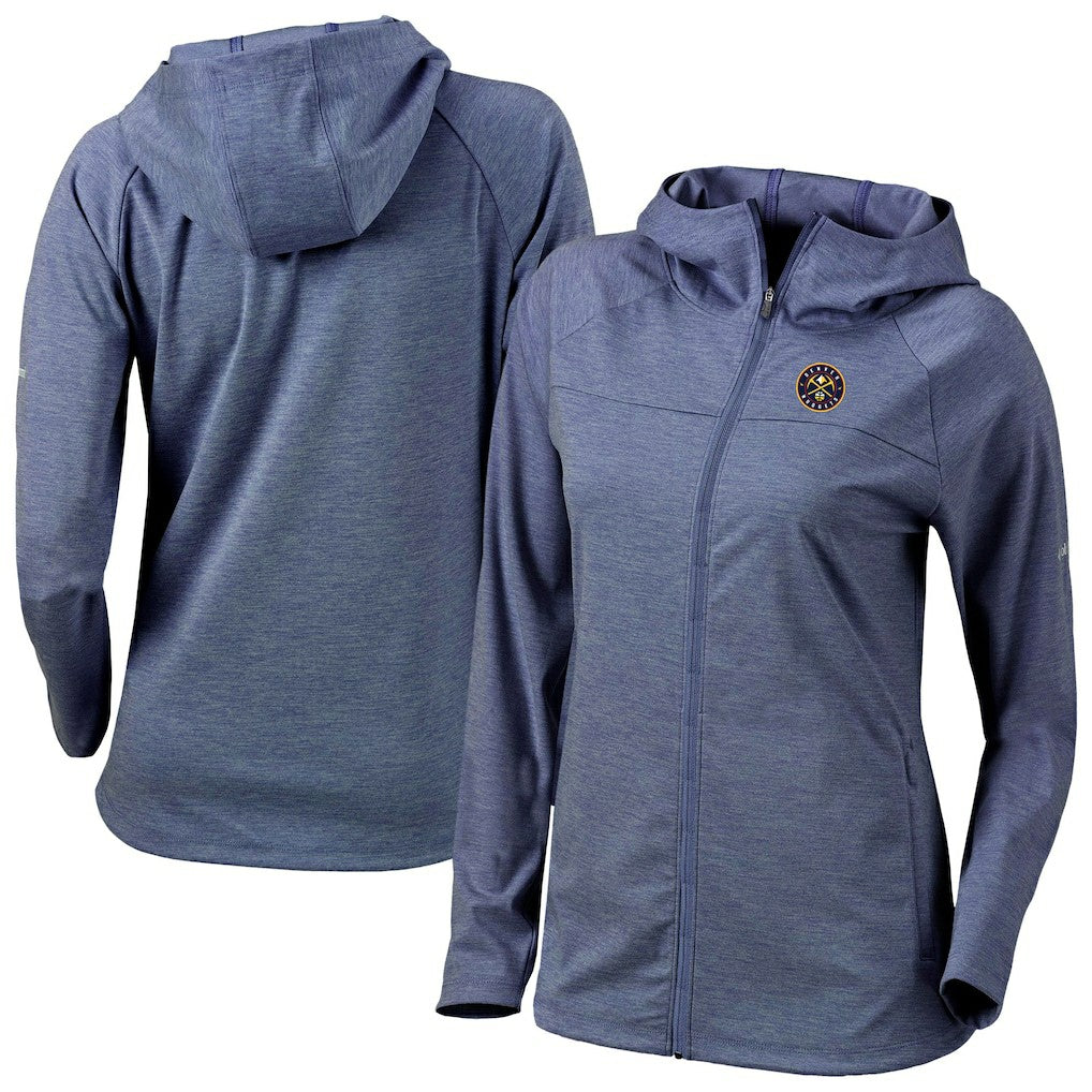 Denver Nuggets Women's Omni-Wick Half Shot Full-Zip Hooded Jacket sale - Navy | Columbia outlet
