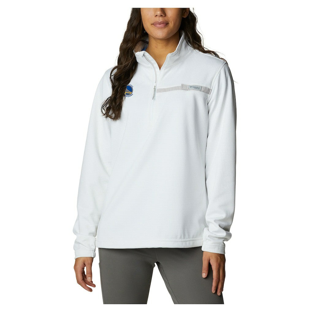 Golden State Warriors Women's Skiff Guide Fleece Pullover Top sale - White | Columbia sale