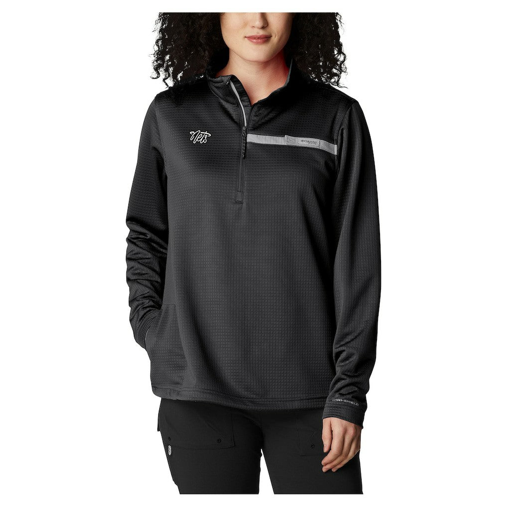 Brooklyn Nets Women's Skiff Guide Fleece Pullover Top - Black | Columbia discount