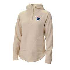 Washington Wizards Women's Sweater Weather Quarter-Snap Hoodie - Natural | Columbia on sale