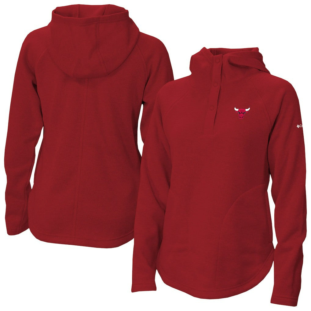 Chicago Bulls Women's Sweater Weather Quarter-Snap Hoodie sale - Red | Columbia shop