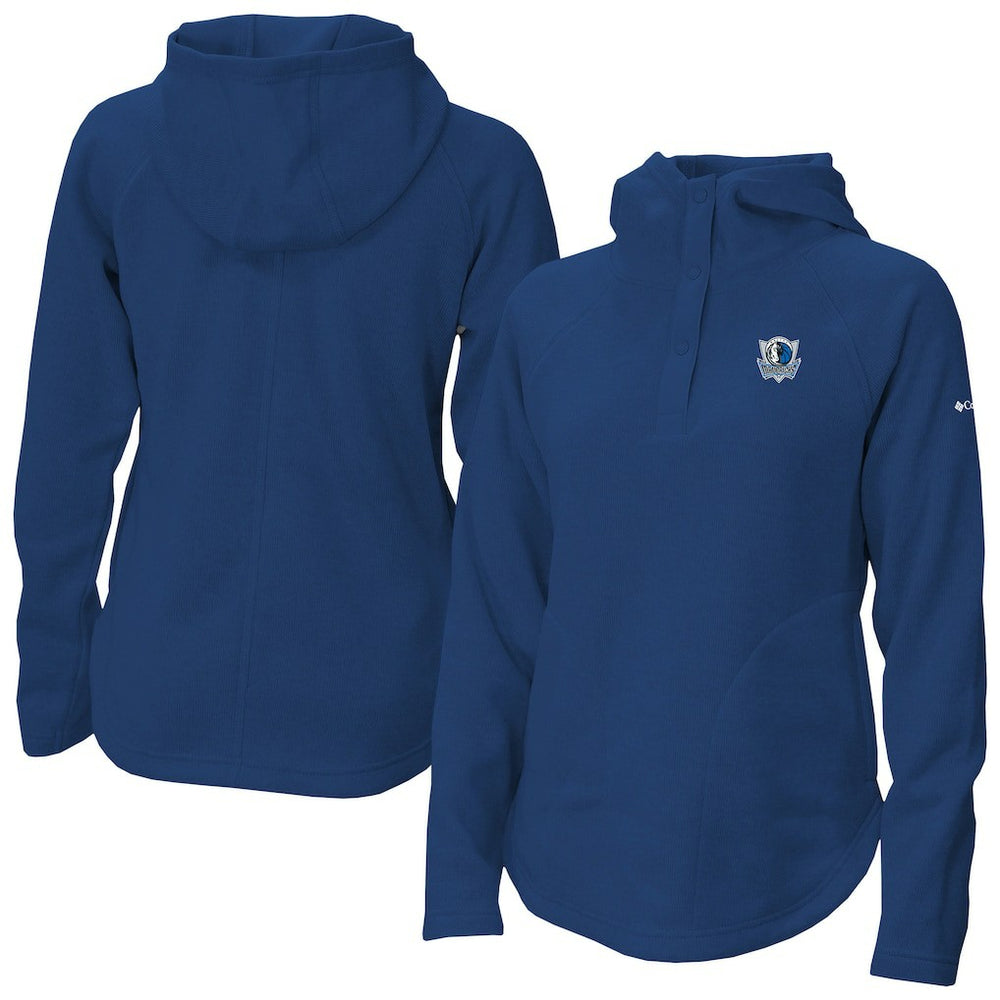 Dallas Mavericks Women's Sweater Weather Quarter-Snap Hoodie sale - Blue | Columbia for sale