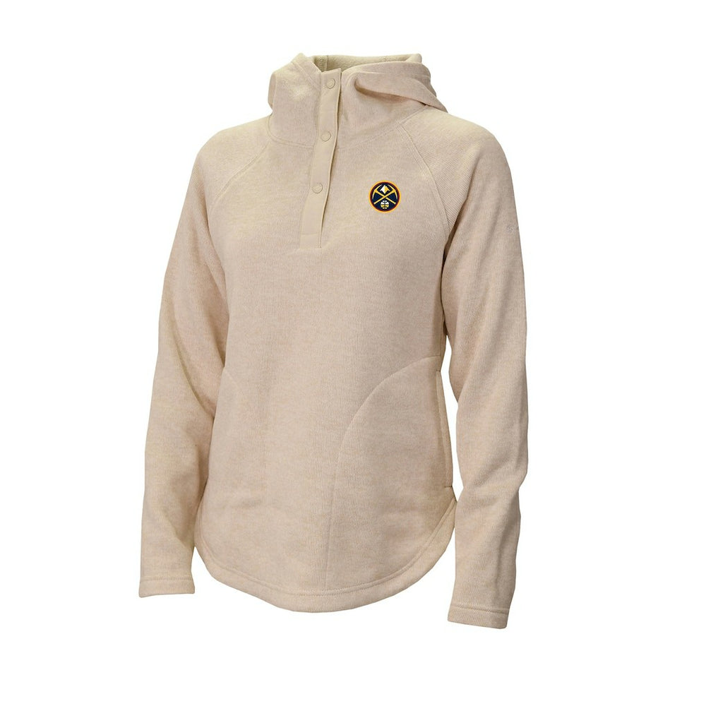 Denver Nuggets Women's Sweater Weather Quarter-Snap Hoodie sale - White | Columbia cheap