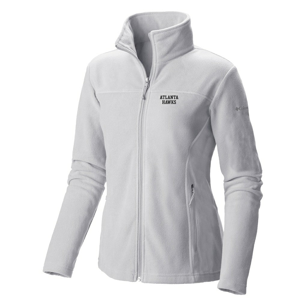 Atlanta Hawks Women's Give & Go II Fleece Full-Zip Jacket - White | Columbia for sale