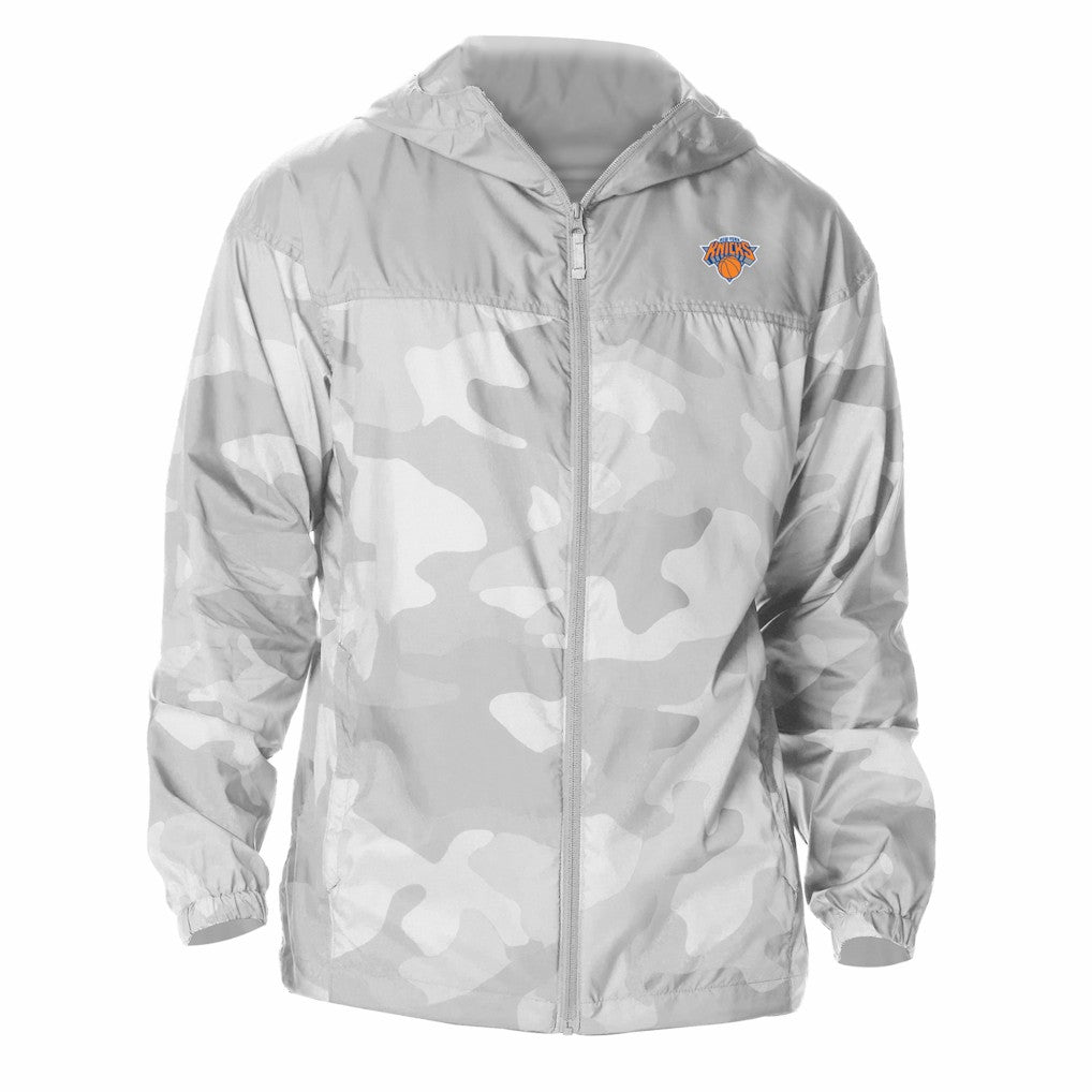 New York Knicks Flash Challenger Windbreaker Jacket - Gray | Columbia on sale