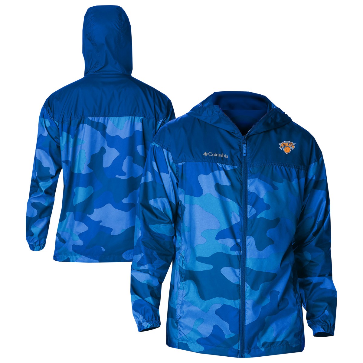 New York Knicks Flash Challenger Windbreaker Jacket - Blue | Columbia online