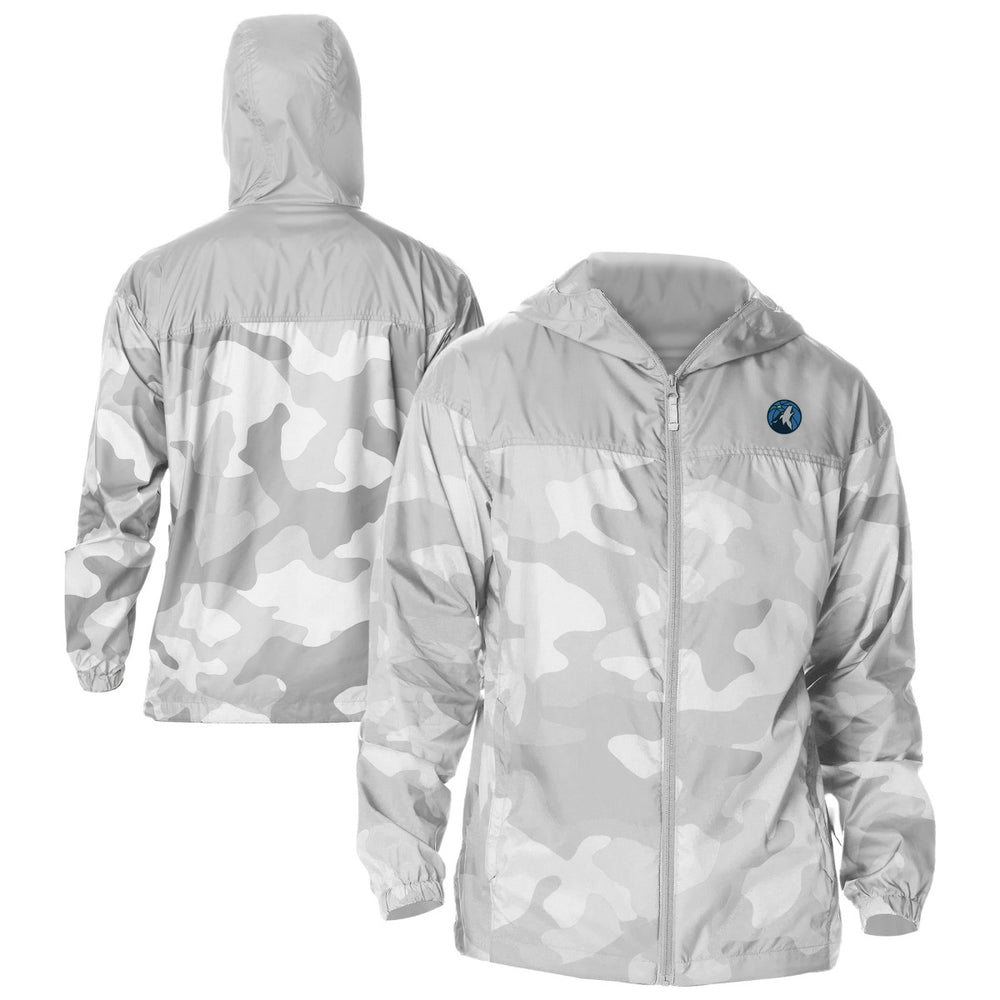 Minnesota Timberwolves Flash Challenger Windbreaker Jacket - Gray | Columbia shop
