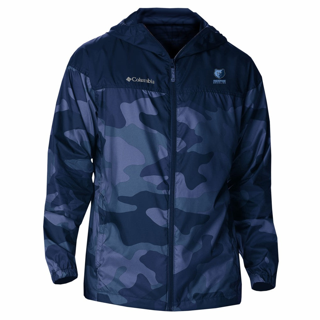 Memphis Grizzlies Flash Challenger Windbreaker Jacket - Navy | Columbia outlet