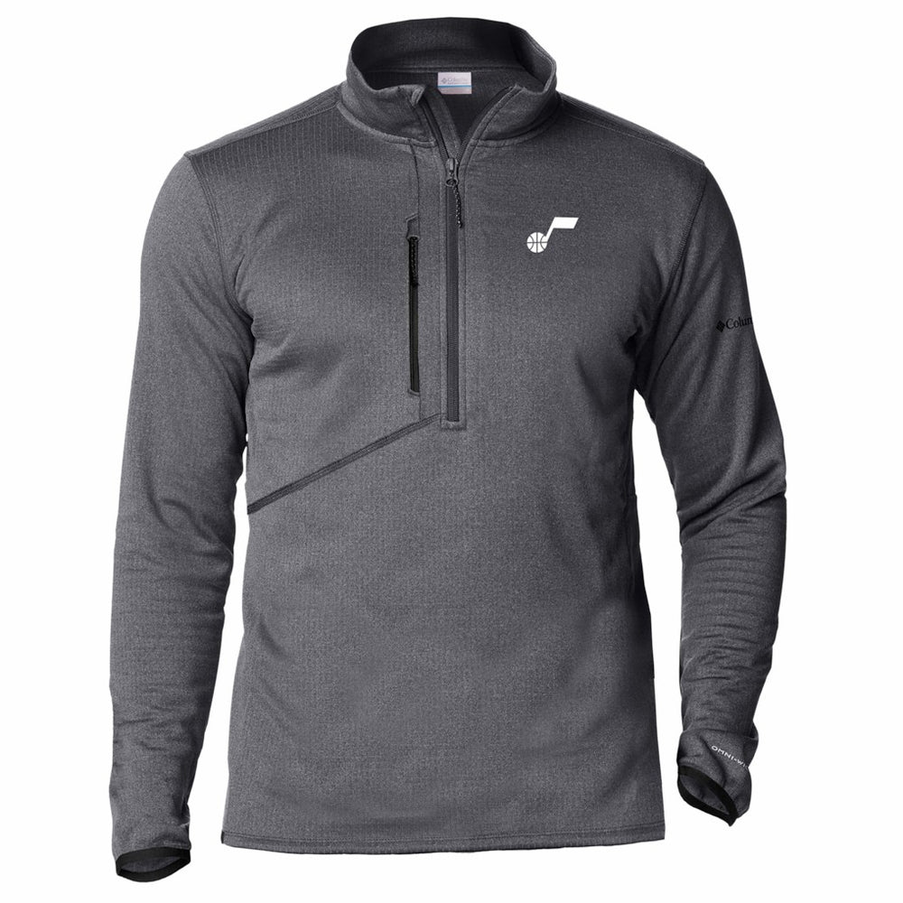 Utah Jazz Park View Fleece Half-Zip Top - Black | Columbia cheap