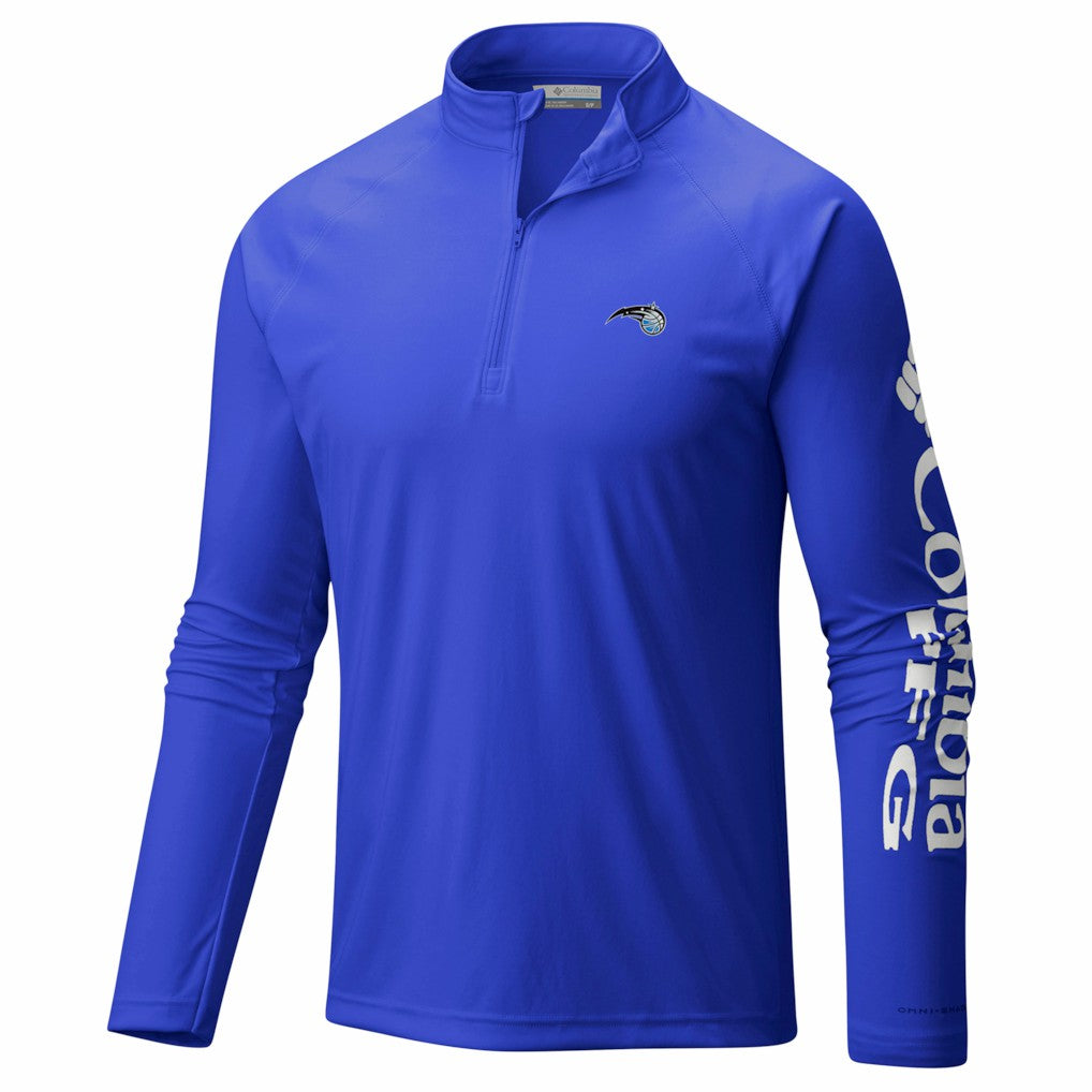 Orlando Magic PFG Terminal Tackle Quarter-Zip Top - Blue | Columbia sale