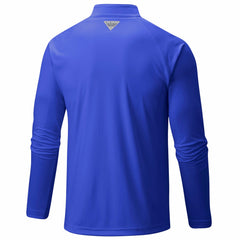 New York Knicks PFG Terminal Tackle Quarter-Zip Top - Blue | Columbia on sale