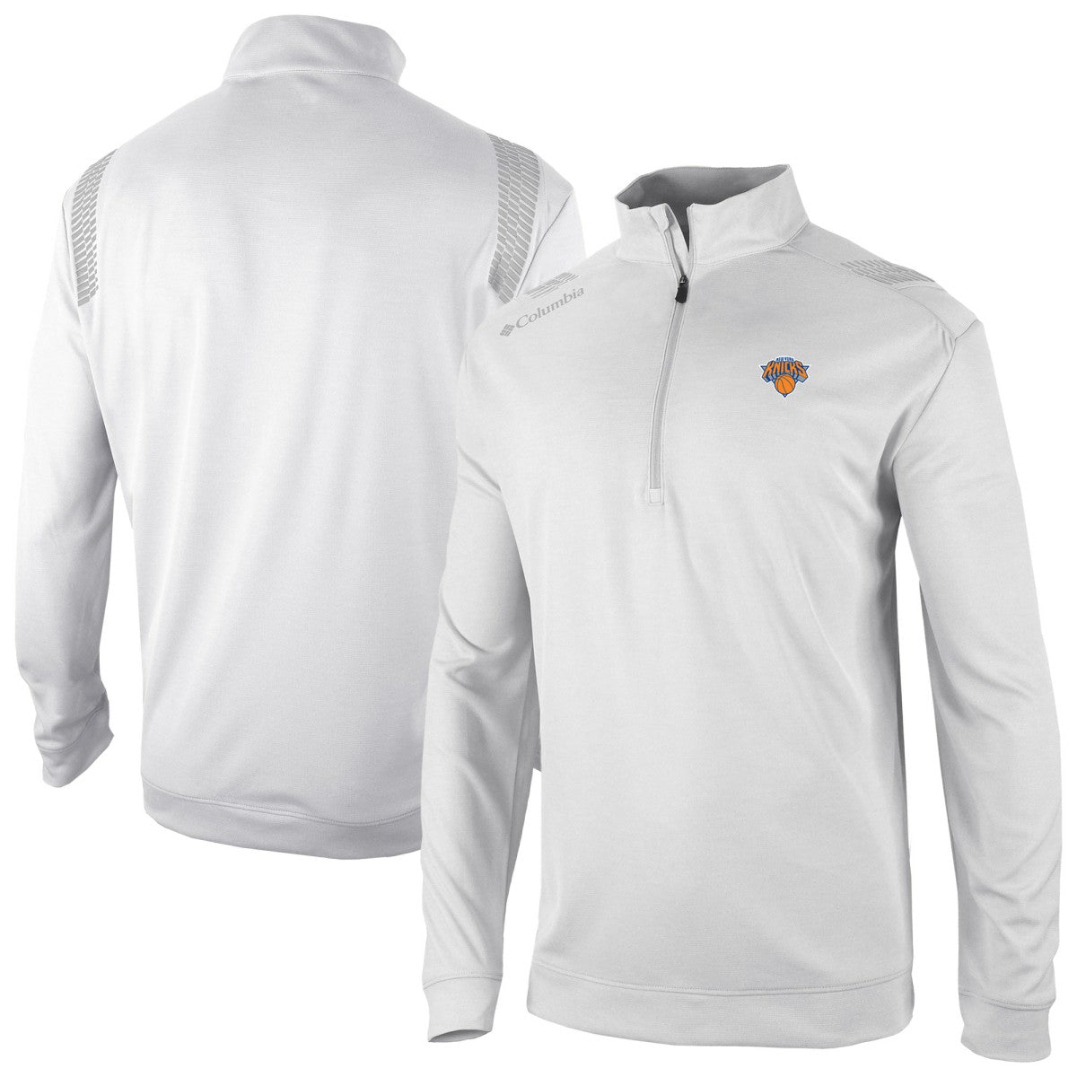 New York Knicks Oakland Downs Omni-Wick Quarter-Zip Top - White | Columbia cheap