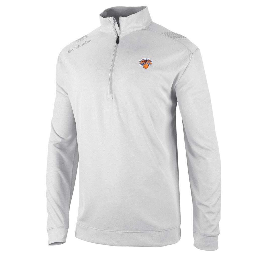 New York Knicks Oakland Downs Omni-Wick Quarter-Zip Top - White | Columbia cheap