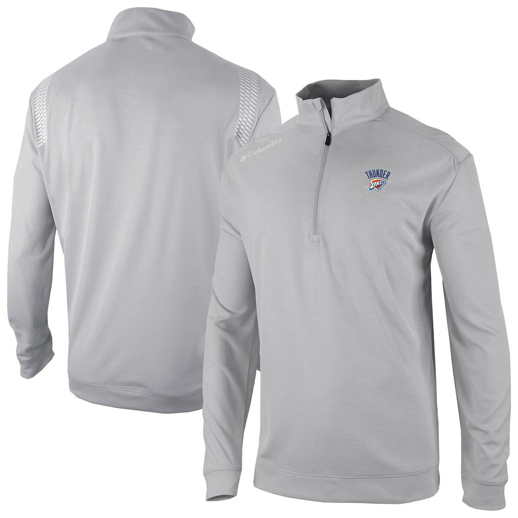 Oklahoma City Thunder Oakland Downs Omni-Wick Quarter-Zip Top - Gray | Columbia outlet