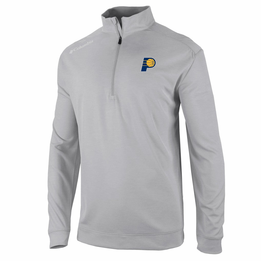 Indiana Pacers Oakland Downs Omni-Wick Quarter-Zip Top - Gray | Columbia cheap