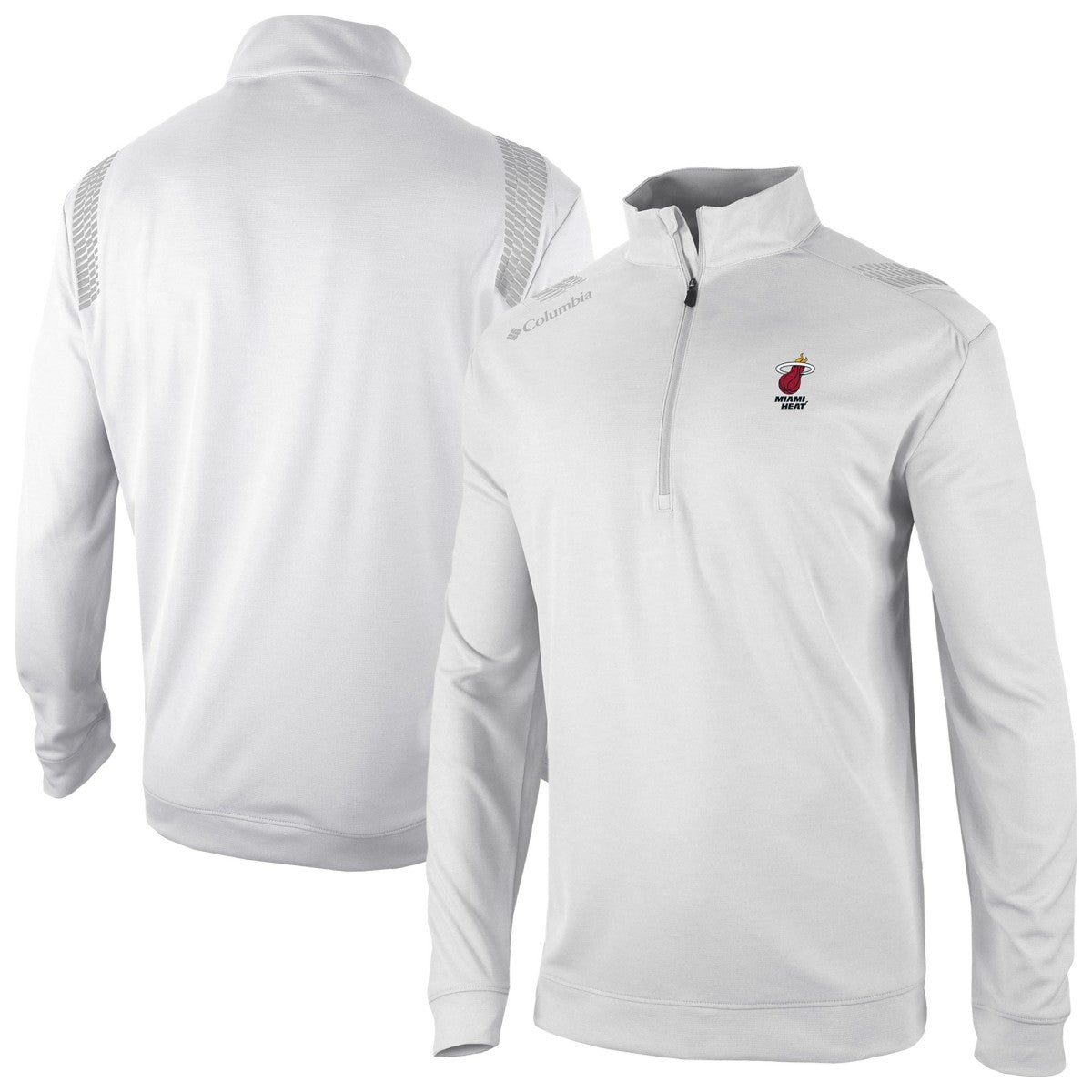 Miami Heat Oakland Downs Omni-Wick Quarter-Zip Top - White | Columbia discount