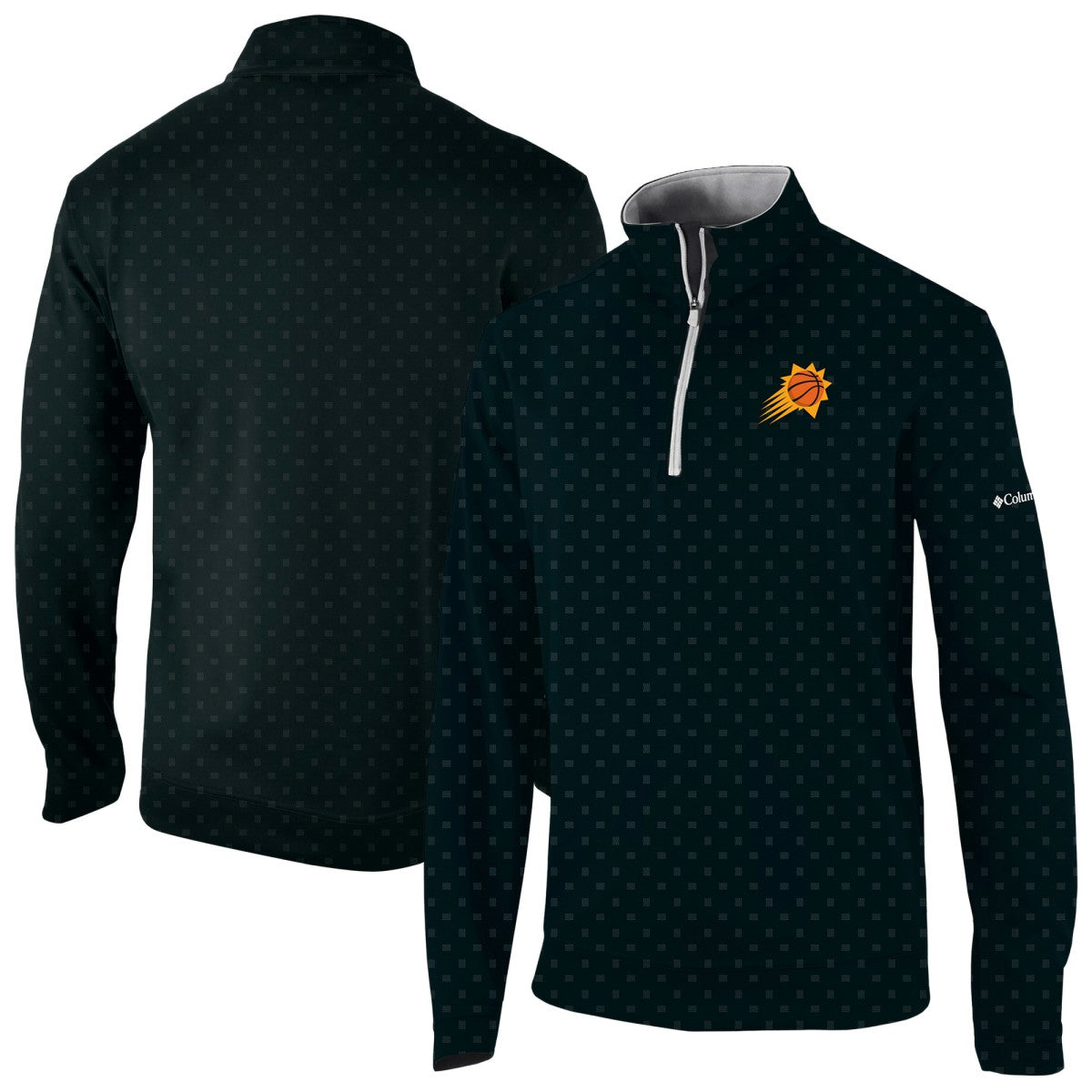 Phoenix Suns Wickham Hills Omni-Wick Quarter-Zip Jacket - Black | Columbia sale