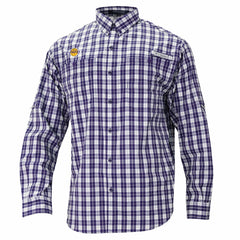 Los Angeles Lakers Super Tamiami Omni-Shade Long Sleeve Button-Down Shirt - Purple | Columbia outlet
