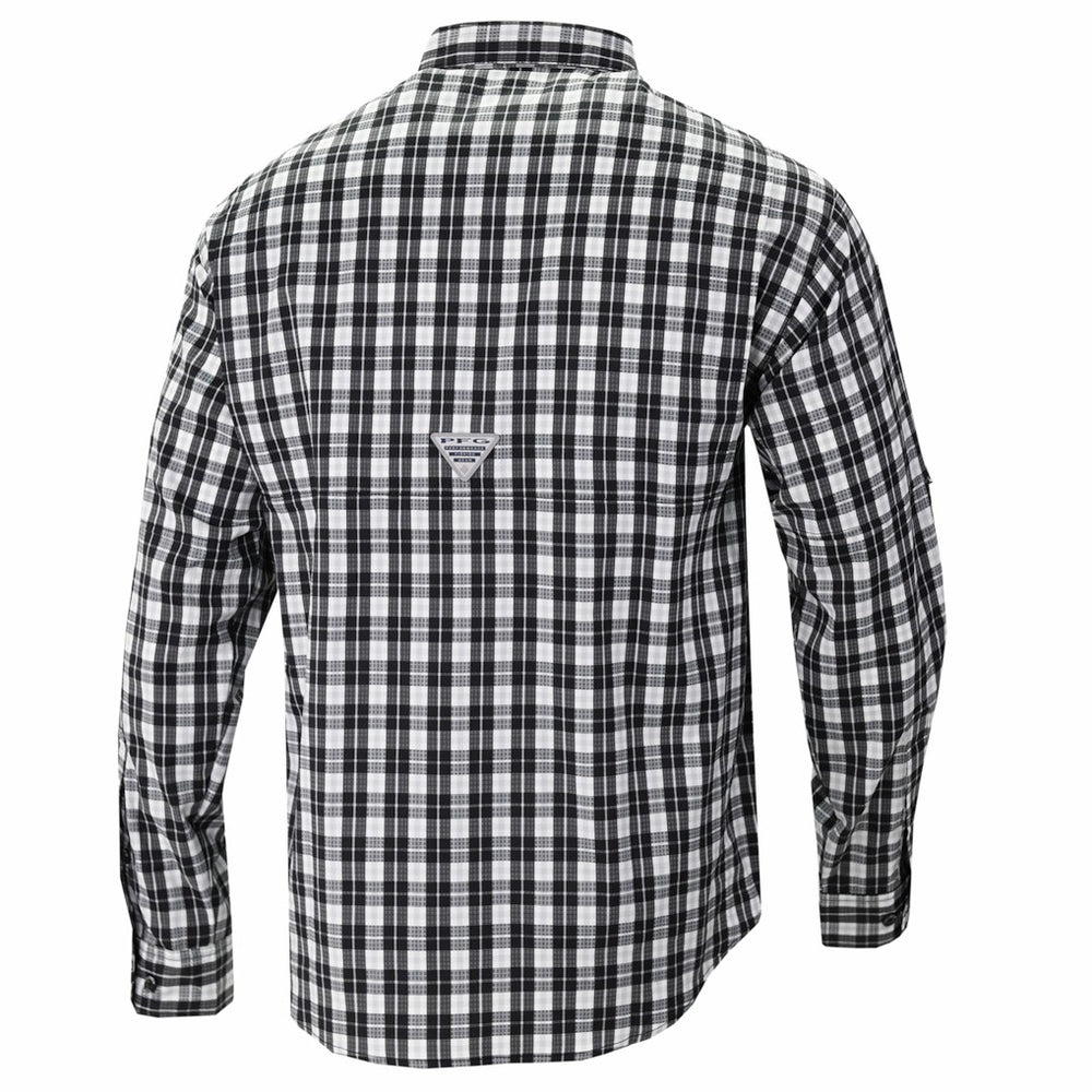Memphis Grizzlies Super Tamiami Omni-Shade Long Sleeve Button-Down Shirt - Navy | Columbia on sale