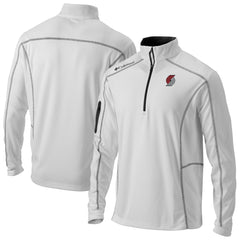 Portland Trail Blazers Omni-Wick Shotgun Quarter-Zip Jacket - White | Columbia online