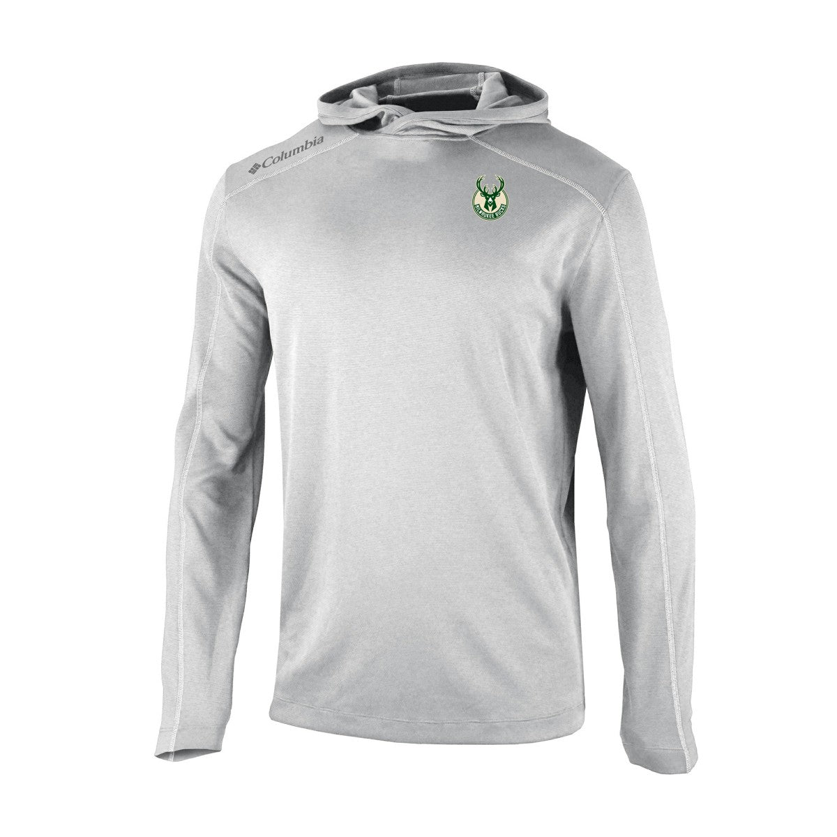 Milwaukee Bucks Omni-Wick Shotgun Pullover Hoodie - Gray | Columbia online