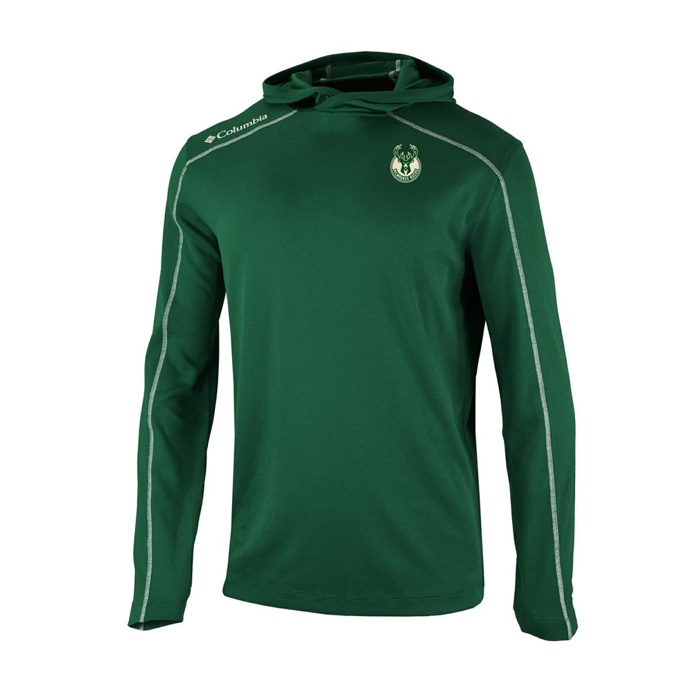 Milwaukee Bucks Omni-Wick Shotgun Pullover Hoodie - Hunter Green | Columbia cheap