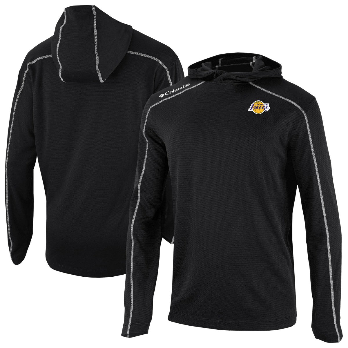 Los Angeles Lakers Omni-Wick Shotgun Pullover Hoodie - Black | Columbia online