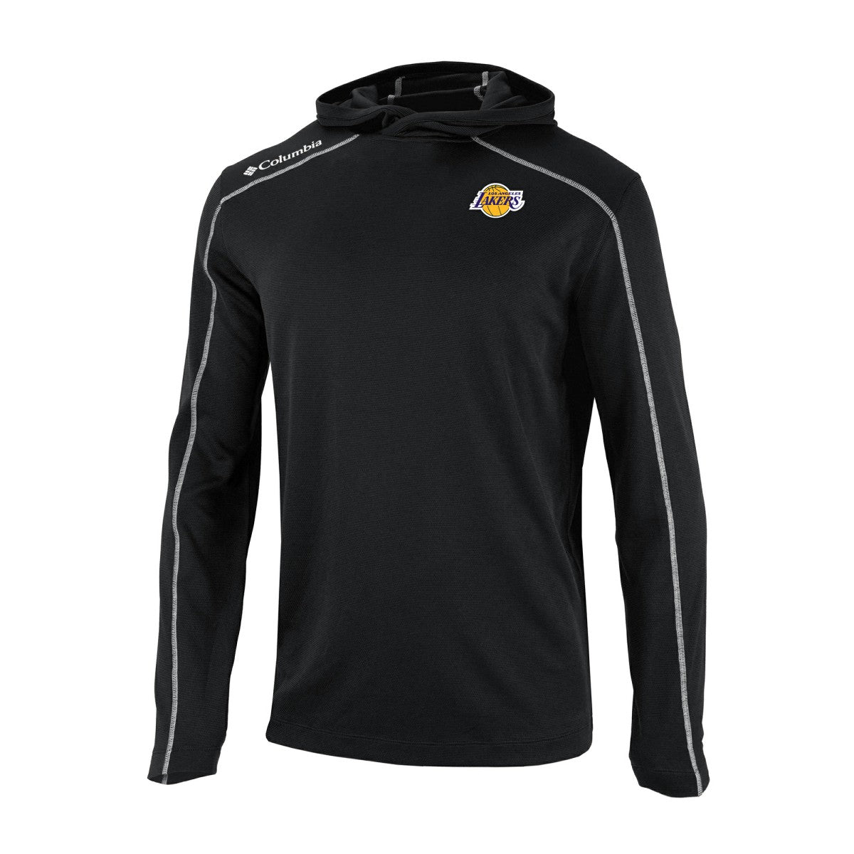 Los Angeles Lakers Omni-Wick Shotgun Pullover Hoodie - Black | Columbia online