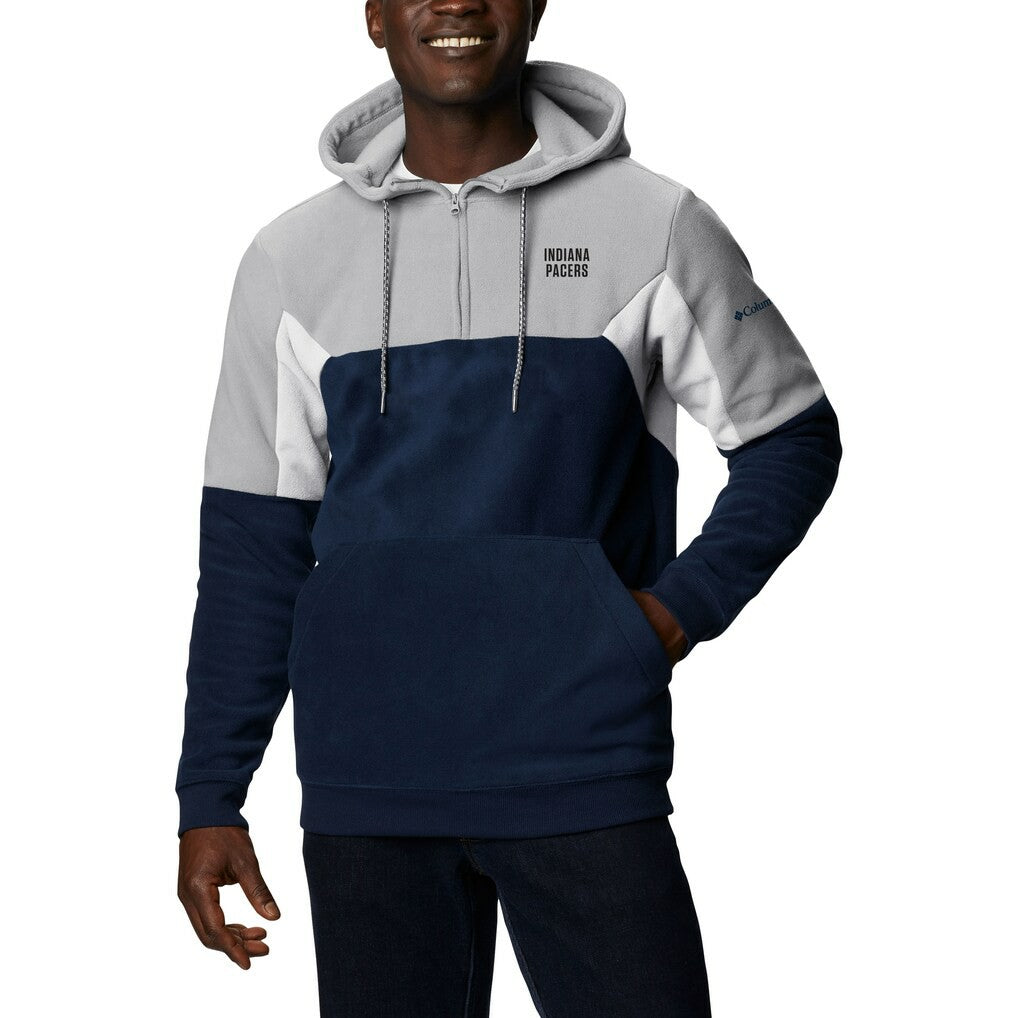 Indiana Pacers Men's Lodge Quarter-Zip Hoodie - Navy | Columbia sale