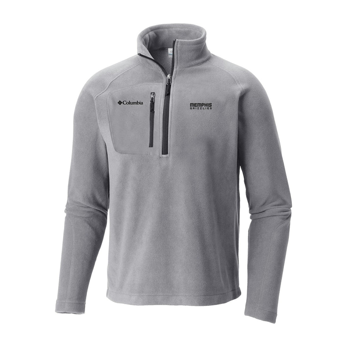 Memphis Grizzlies Fast Trek III Half-Zip Fleece Pullover - Gray | Columbia outlet
