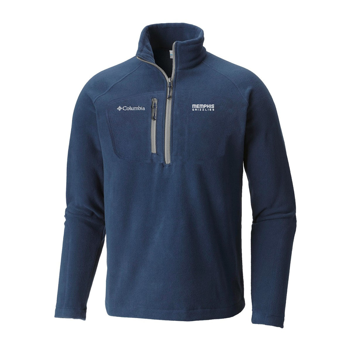 Memphis Grizzlies Fast Trek III Half-Zip Fleece Pullover - Navy | Columbia outlet