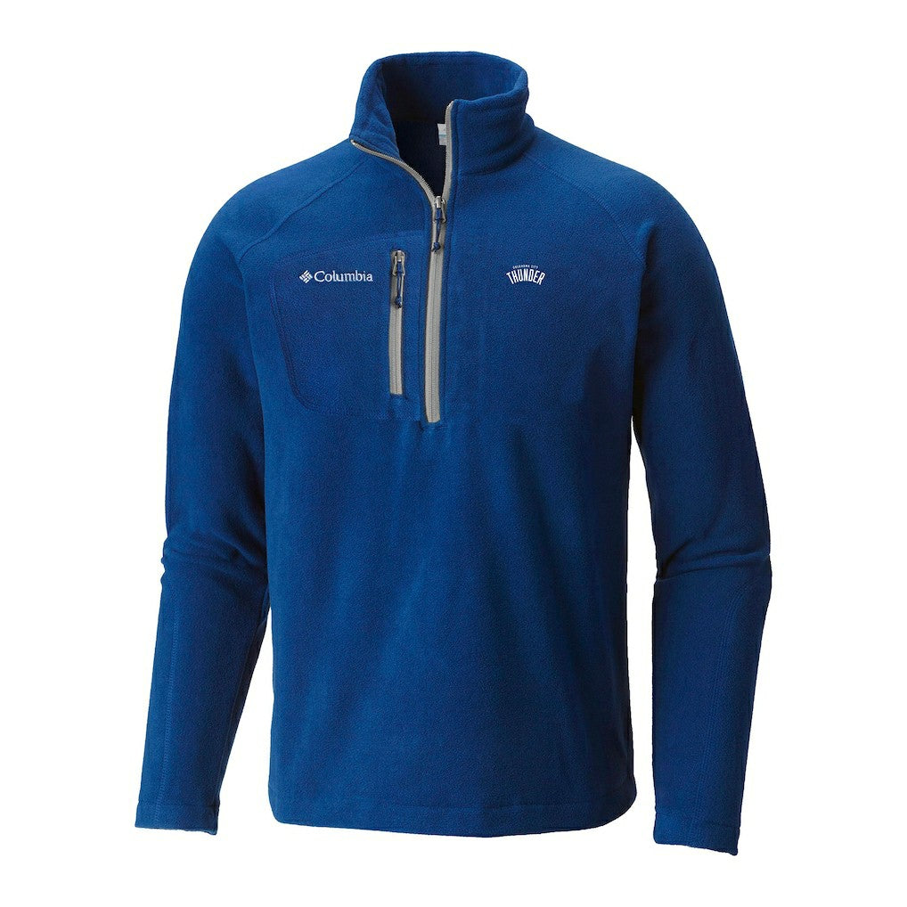 Oklahoma City Thunder Fast Trek III Half-Zip Fleece Pullover - Blue | Columbia sale