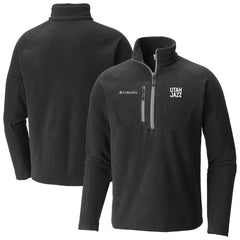 Utah Jazz Fast Trek III Half-Zip Fleece Pullover - Black | Columbia for sale