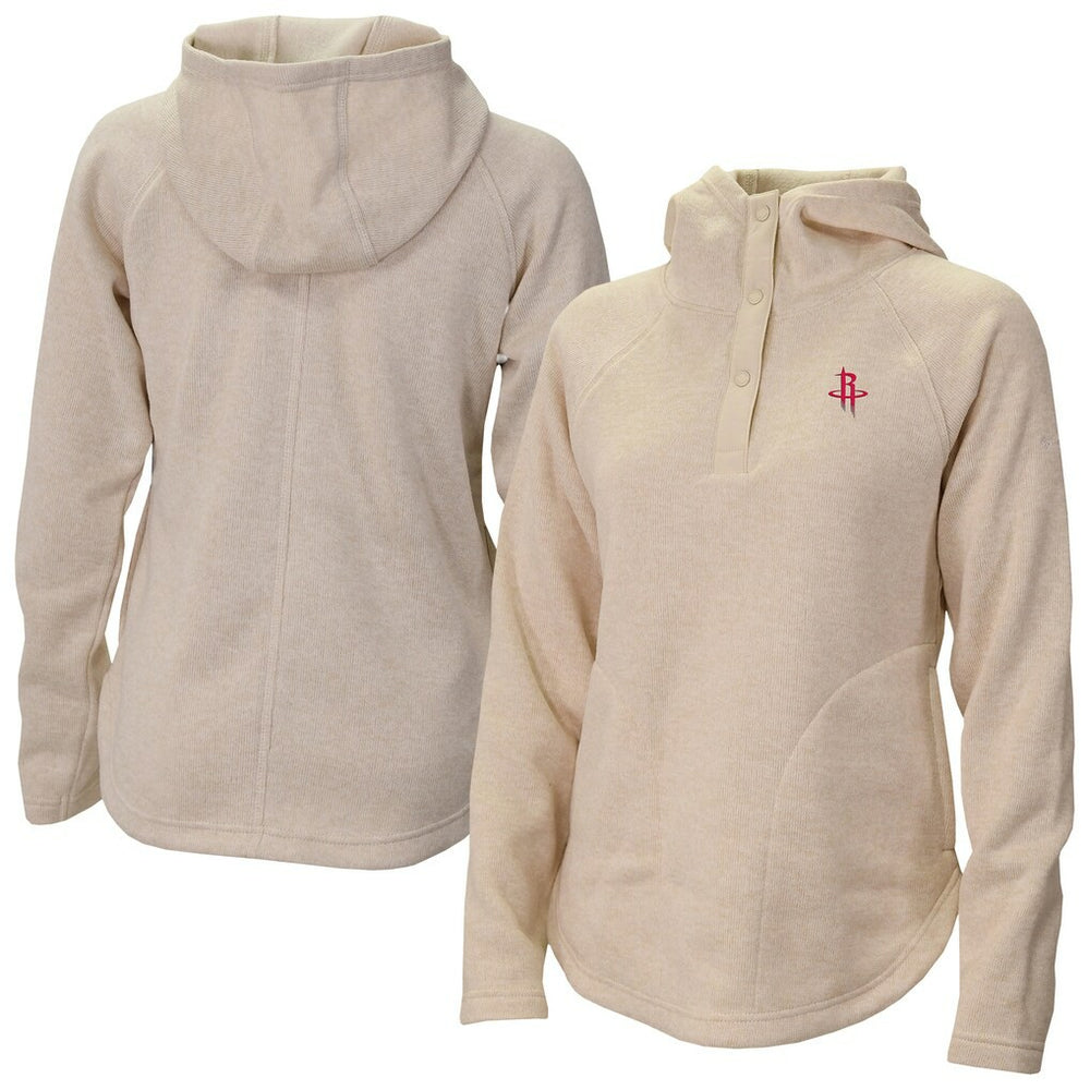 Houston Rockets Women's Sweater Weather Quarter-Snap Hoodie sale - Cream | Columbia online