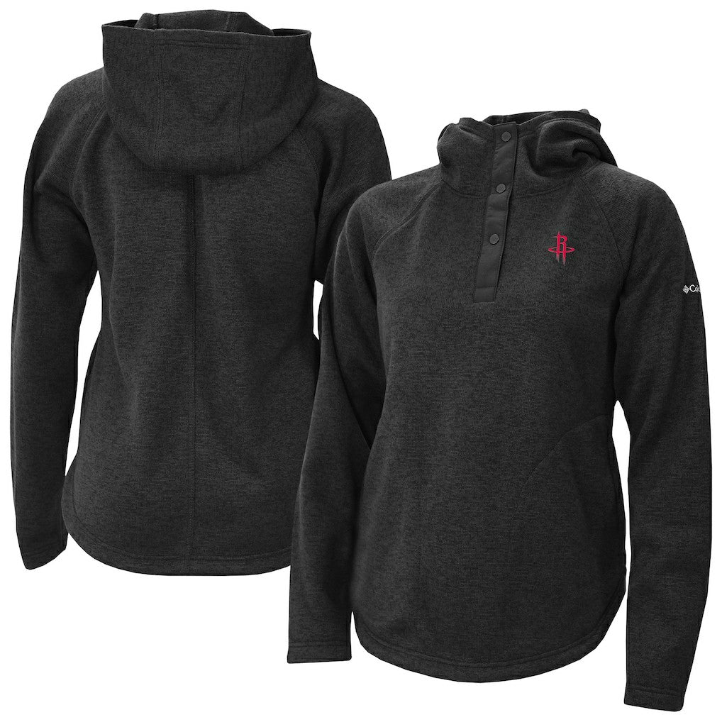 Houston Rockets Women's Sweater Weather Quarter-Snap Hoodie sale - Black | Columbia outlet