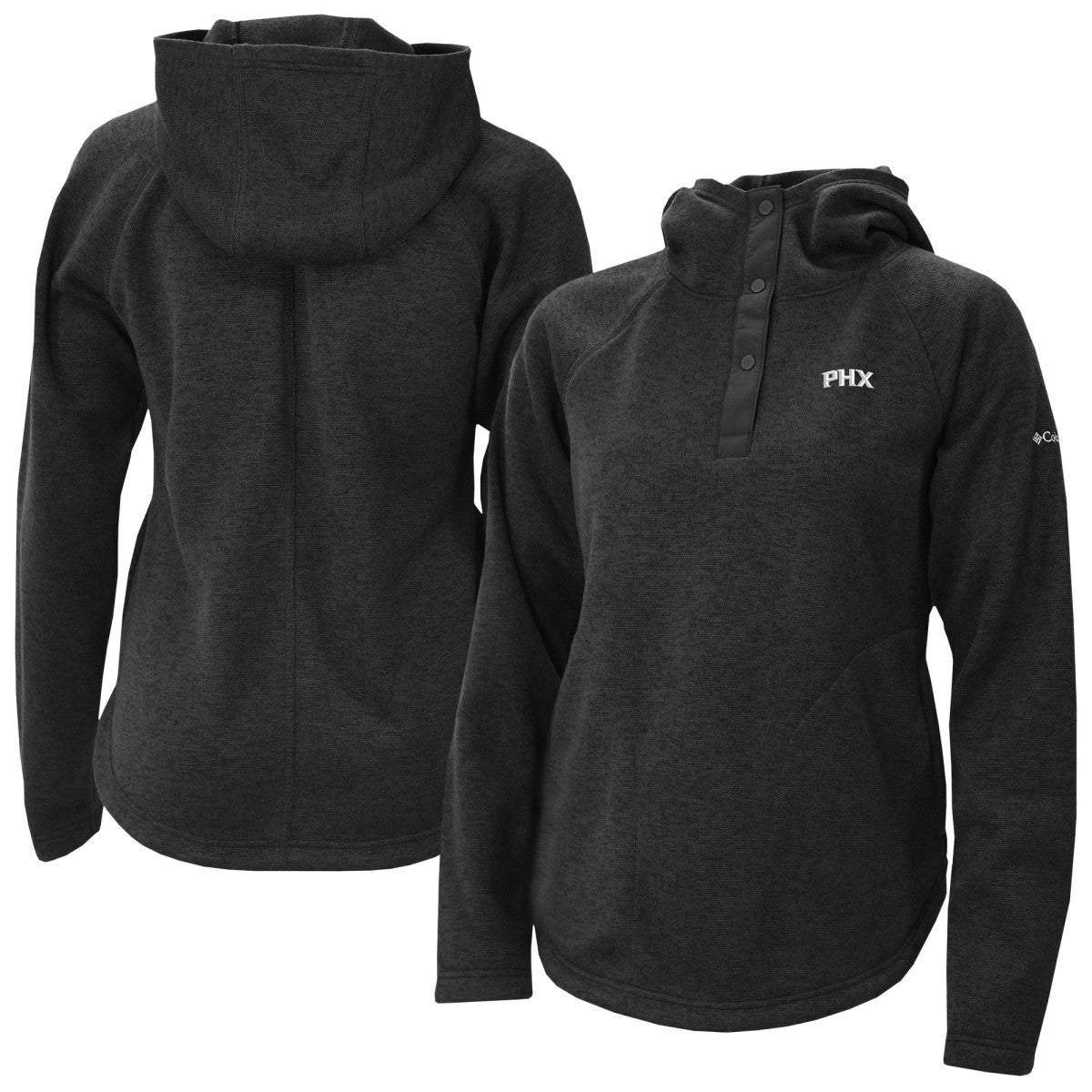 Phoenix Suns Women's Sweater Weather Quarter-Snap Hoodie - Black | Columbia sale