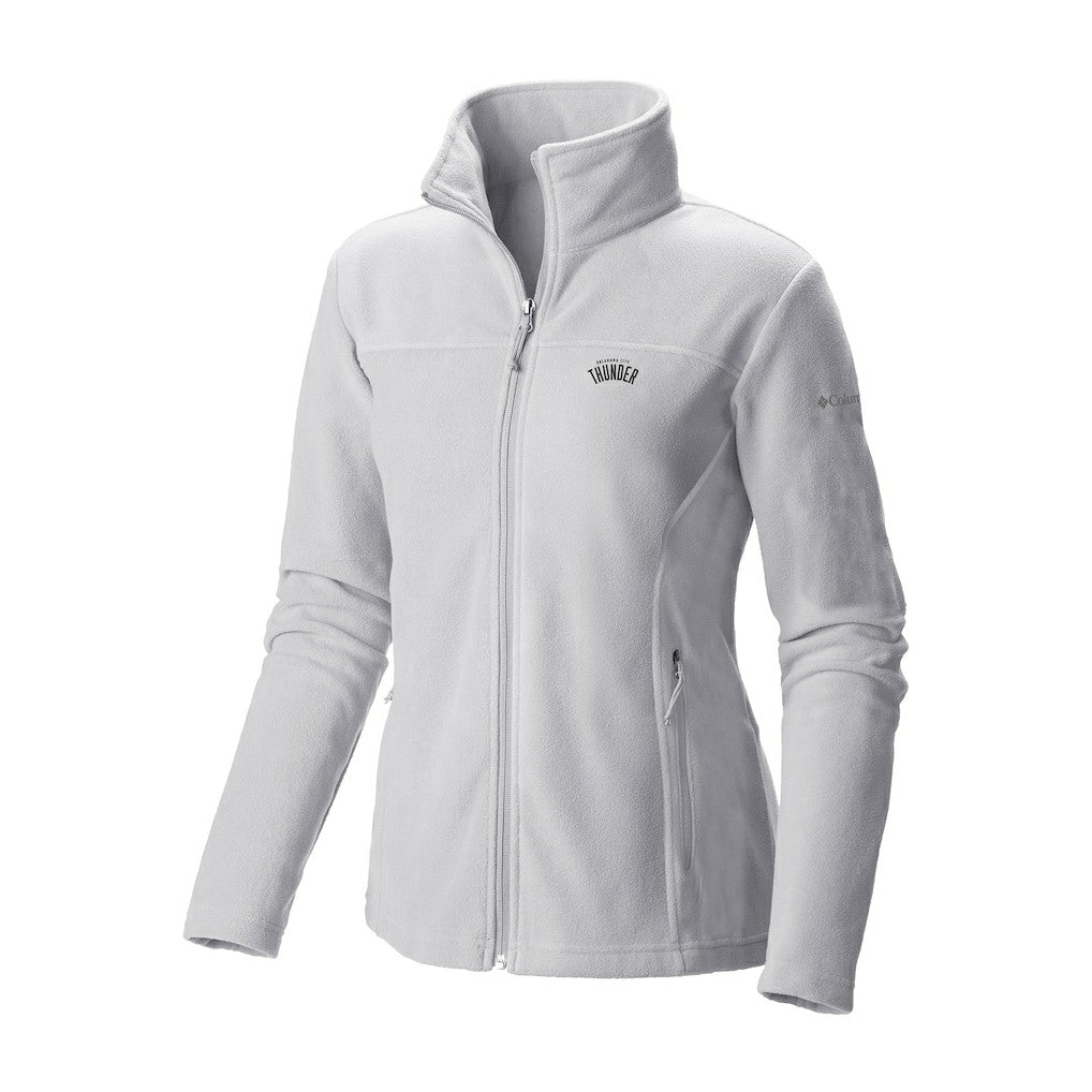 Oklahoma City Thunder Women's Give & Go II Fleece Full-Zip Jacket - White | Columbia cheap