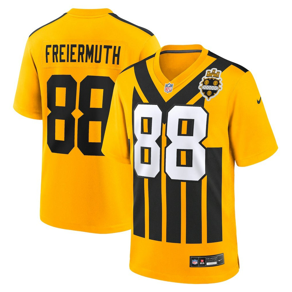 NFL Pittsburgh Steelers Pat Freiermuth  Alternate 1933 Throwback Game Jersey