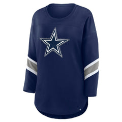 NFL Dallas Cowboys Women's Redzone Bling 3/4-Sleeve T-Shirt