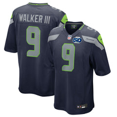 NFL Seattle Seahawks Kenneth Walker III  50th Season Game Jersey