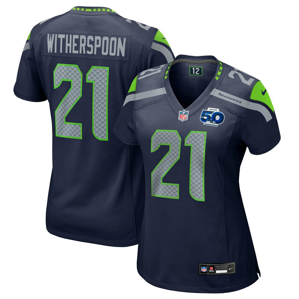 NFL Seattle Seahawks Devon Witherspoon  Women's Team 50th Season Game Jersey