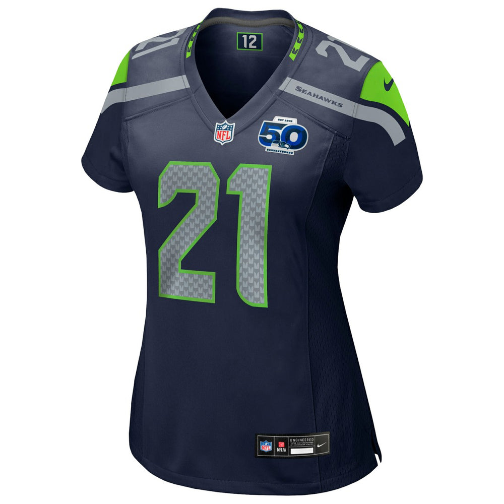 NFL Seattle Seahawks Devon Witherspoon  Women's Team 50th Season Game Jersey