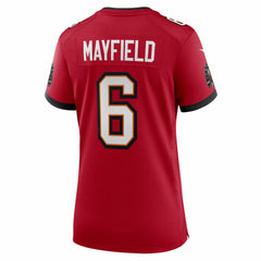 NFL Tampa Bay Buccaneers Baker Mayfield  Women's 50th Season Team Game Jersey