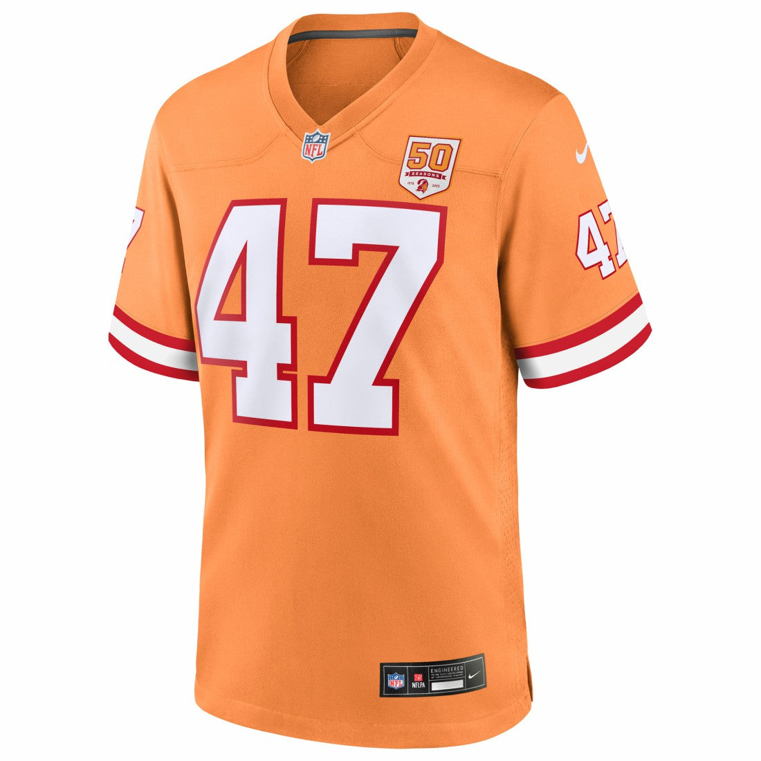 NFL Tampa Bay Buccaneers John Lynch  50th Season Game Jersey