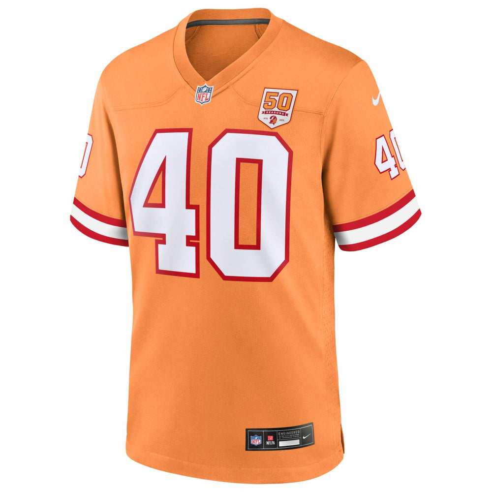 NFL Tampa Bay Buccaneers Mike Alstott  50th Season Game Jersey