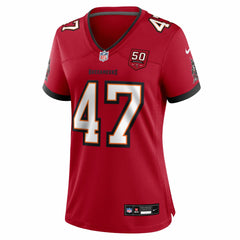 NFL Tampa Bay Buccaneers John Lynch  Women's 50th Anniversary Team Game Jersey