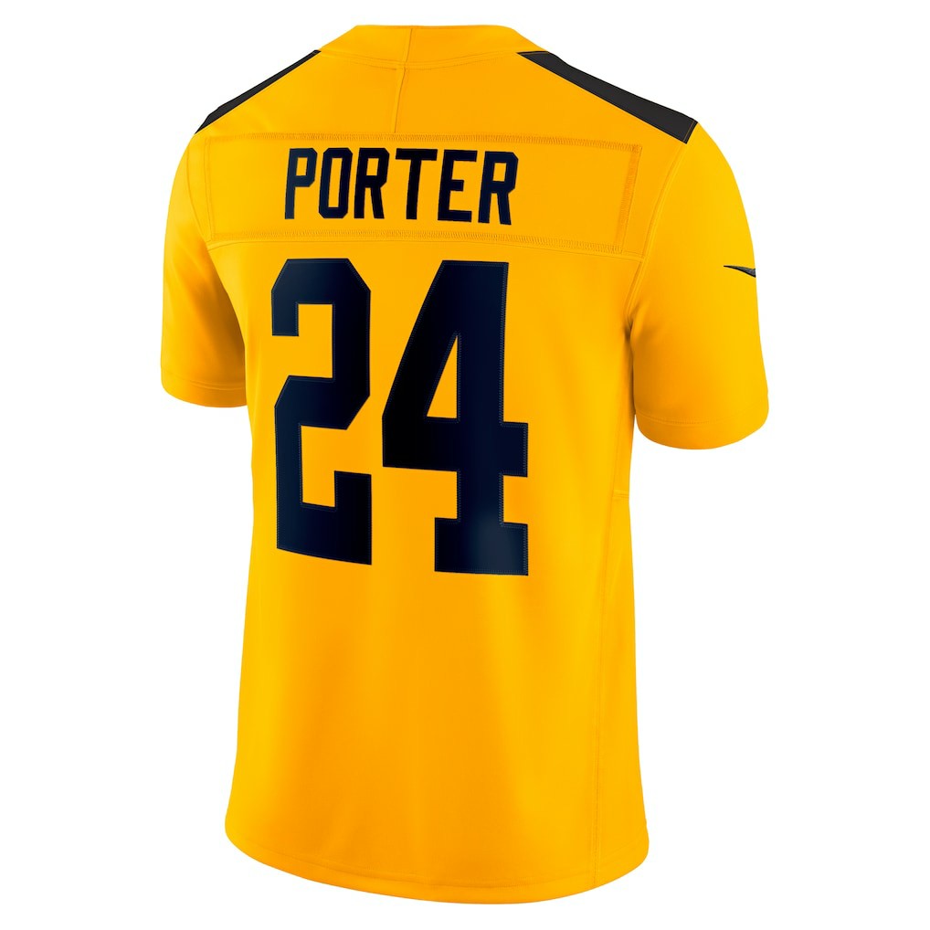 NFL Pittsburgh Steelers Joey Porter Jr.  Alternate 1933 Throwback Vapor F.U.S.E. Limited Jersey