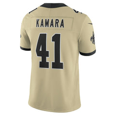NFL New Orleans Saints Alvin Kamara  Gameday Golds Alternate Vapor F.U.S.E. Limited Jersey